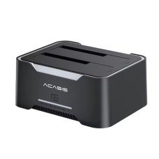 Acasis EC-6104 Dual-bay Hard Drive Docking Station Case for 2.5 3.5 SSD Disk Case HDD Box Dock Hard Drive Enclosure