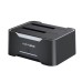 Acasis EC-6104 Dual-bay Hard Drive Docking Station Case for 2.5 3.5 SSD Disk Case HDD Box Dock Hard Drive Enclosure
