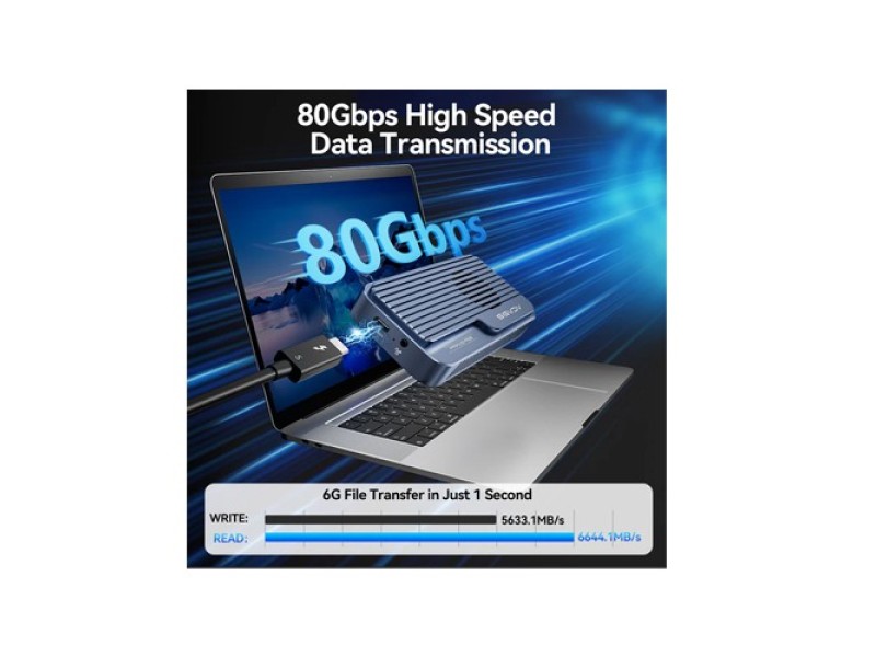 Acasis Thunderbolt 5 80Gbps M.2 NVMe SSD Enclosure