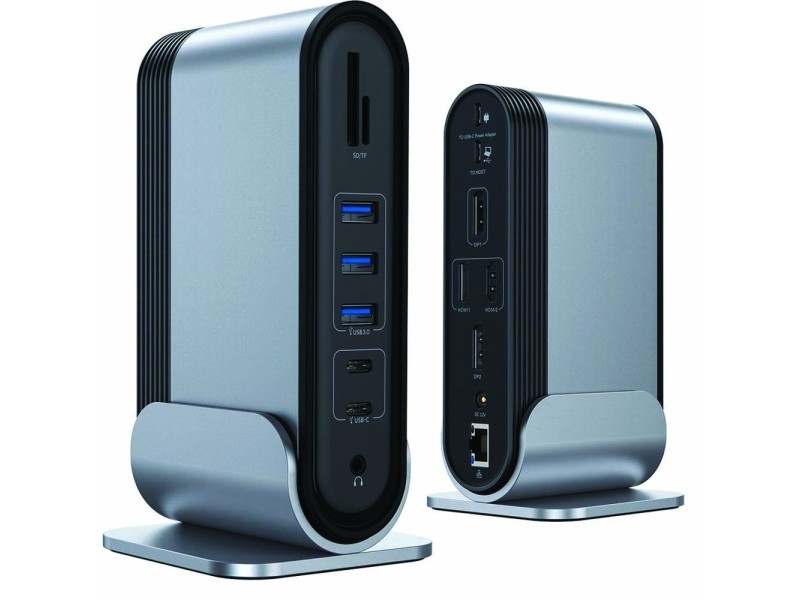 Baseus CAHUB-HG0G Working Station Four-Screen Multifunctional Type-C HUB Adapter 17 in 1 Baseus CAHUB-HG0G Working Station Four-Screen Multifunctional Type-C HUB Adapter 17 in 1