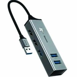 Baseus Cube USB to USB 3.0*3 +USB2.0 *2 HUB Adapter Baseus Cube USB to USB 3.0*3 +USB2.0 *2 HUB Adapter