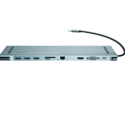 Baseus Enjoyment Series 10 in 1 Type C HUB Docking Station CATSX-F0G Baseus Enjoyment Series 10 in 1 Type C HUB Docking Station CATSX-F0G