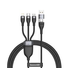 Baseus Flash Series Two-for- Three Data Cable 100w (Ca2t3-g1)