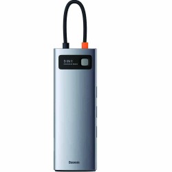 Baseus Metal Gleam Series 9-in-1 Multifunctional Type C Hub Docking Station CAHUB-CU0G