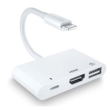 COTEetCI Lightning OTG HDMI 3in1 Adapter with USB Camera Port