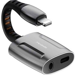 MCDODO Lightning to Lightning & DC 3.5mm Audio Adapter Converter MCDODO Lightning to Lightning & DC 3.5mm Audio Adapter Converter