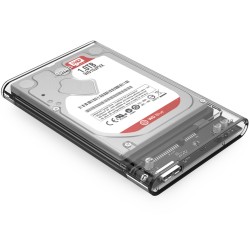 ORICO 2.5 INCH 2139U3 TRANSPARENT USB 3.0 HARD DRIVE ENCLOSURE