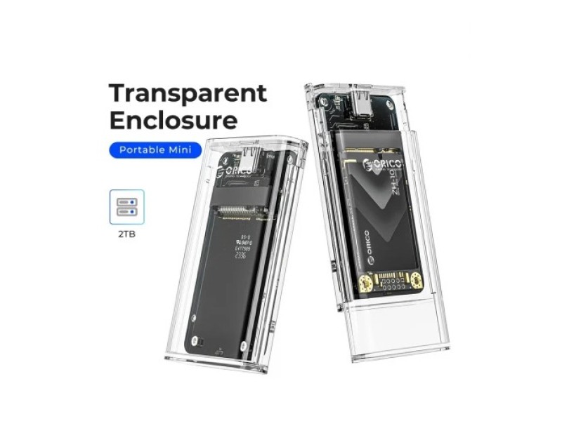 ORICO TC10-MS Transparent 5Gbps mSATA SSD Enclosure