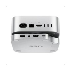 PULWTOP Mac Mini M4/M4 Pro Hub Stand Dock with M.2 SSD Enclosure