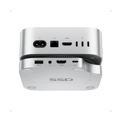 PULWTOP Mac mini M4/M4 Pro Hub Stand Dock with External Storage Upgrade M.2 SSD Enclosure