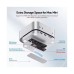 PULWTOP Mac Mini M4/M4 Pro Hub Stand Dock with M.2 SSD Enclosure