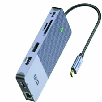 QGEEM D6906P GIQ 11-IN-1 4K USB-C DISPLAY LINK DOCKING STATION