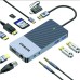 QGEEM GIQ 11-IN-1 4K USB-C DISPLAY LINK DOCKING STATION (D6906P)