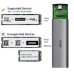 SSK C326 Aluminum USB C to M.2 GEN-2 Enclosure Reader