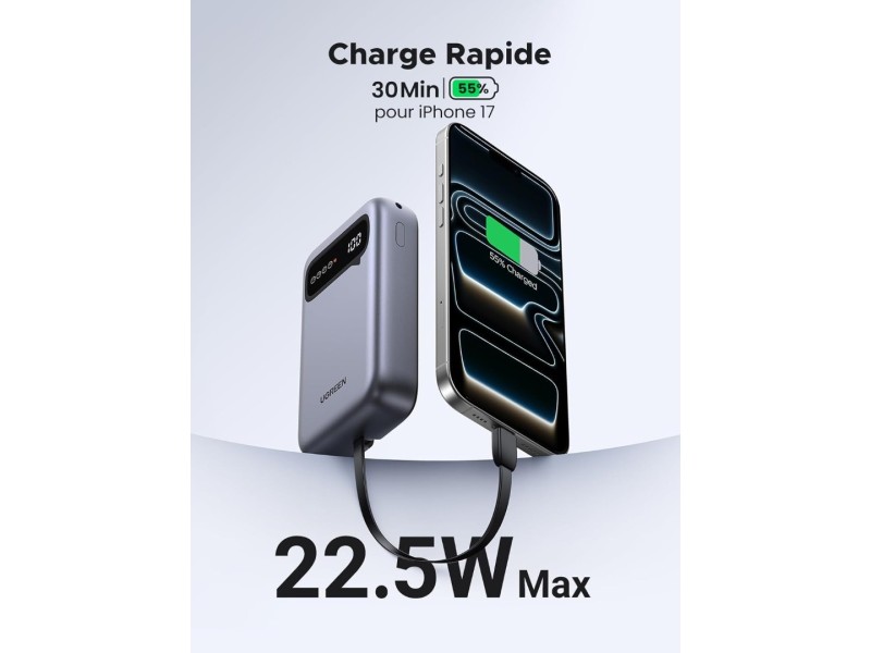 UGREEN PB525 (55141) 20000MAH 20W POWER BANK 