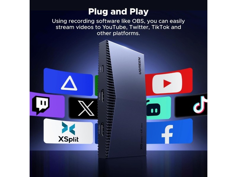 UGREEN XG501 (65518) 4k HDMI CAPTURE CARD