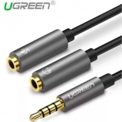 UGREEN 3.5MM MALE TO DUAL 3.5MM FEMALE HEADPHONE SPLITTER (30619)
