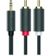UGREEN 3.5MM TO 2RCA M/M AUDIO CABLE 5M(10513)