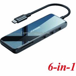 UGREEN 4K 60HZ 6-IN-1 USB TYPE-C HUB CM314 (80129)
