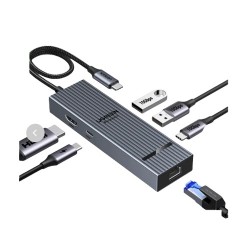 UGREEN 6 IN 1 USB C DOCKING STATION CM828 (45364)