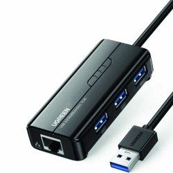 UGREEN USB 3.0 HUB WITH GIGABIT ETHERNET ADAPTER (20265)