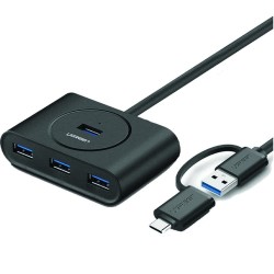 UGREEN USB 3.0 HUB WITH TYPE C 1M (40850)