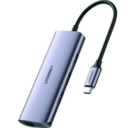 UGREEN USB C TO USB 3.0 WITH RJ45 GIGABIT LAN ADAPTER (60718)