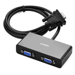 UGREEN VGA MALE TO 2 FEMALE VIDEO SPLITTER CABLE 40254