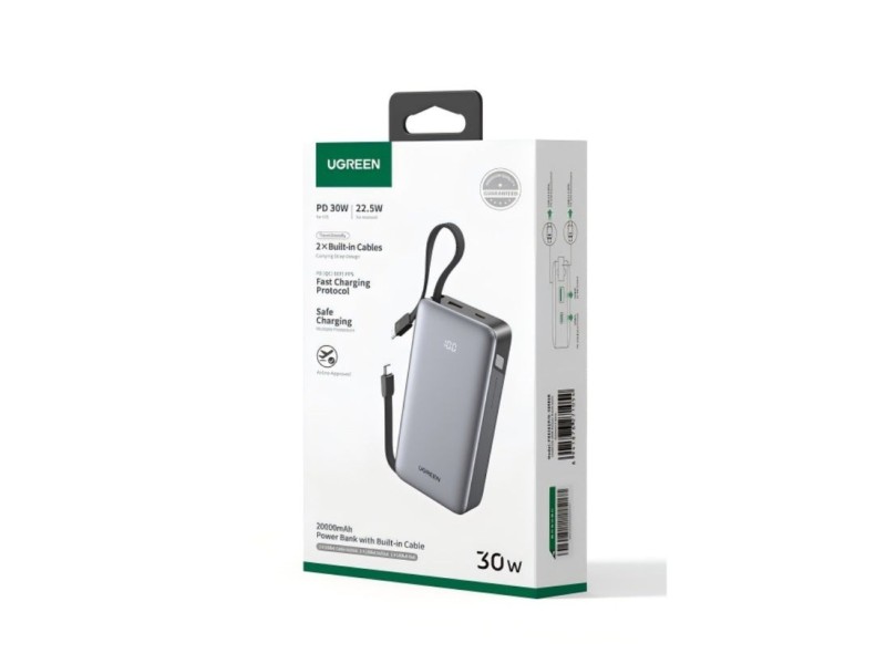 UGREEN PB528 (55985) 20000MAH 30W POWER BANK
