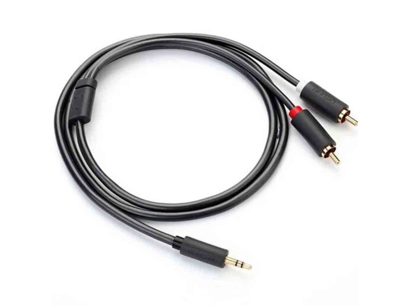 UGREEN 3.5MM TO 2RCA M/M AUDIO CABLE 5M(10513)