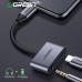 UGREEN TYPE-C TO 3.5MM AUDIO+ TYPE-C FEMALE ADAPTER ALUMINUM CASE (50596)