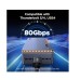 UGREEN D705 THUNDERBOLT 5 80GBPS M.2NVME SSD ENCLOSURE(45789)