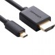 UGREEN MICRO HDMI TO HDMI CABLE 3M HD127(30104)