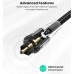 UGREEN TOSLINK OPTICAL SPDIF ZINC ALLOY SOUND CABLE 2M (70896)