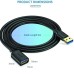 UGREEN USB 3.0 MALE TO FEMALE EXTENSION CABLE 5M (90723)