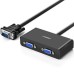 UGREEN VGA MALE TO 2 FEMALE VIDEO SPLITTER CABLE 40254