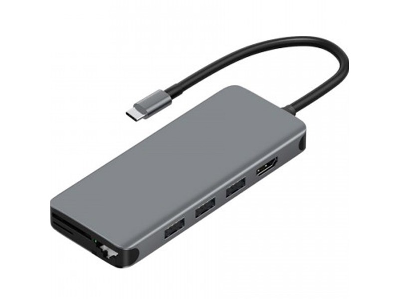 WIWU ALPHA 12 IN 1 TYPE C MULTIFUNCTION HUB