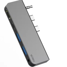 WIWU ALPHA MX PRO 5 IN 1 LAPTOP ADAPTER DONGLE