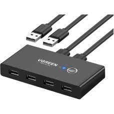 UGREEN 2 IN 4 OUT USB 2.0 SHARING SWITCH US216 (30767)