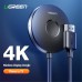UGREEN HDMI WIRELESS DISPLAY RECEIVER 5G WI-FI 4K MOBILE (10944)