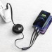 Baseus Bright Mirror One-for-three Retractable Data Cable USB to M+L+C 3.5A 1.2m Black