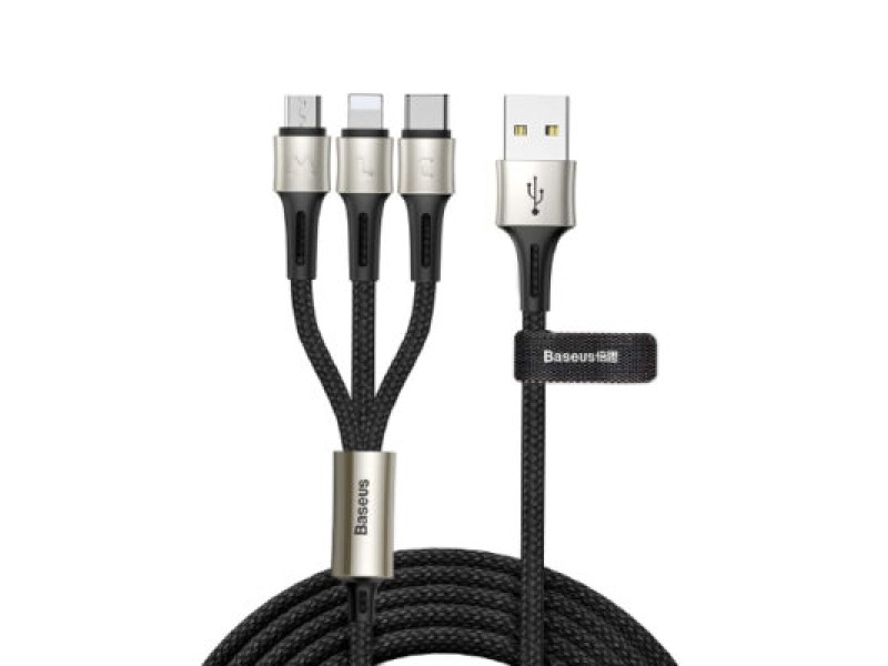 Baseus Charging 3 In 1 Cable (CAMLT-GH01)