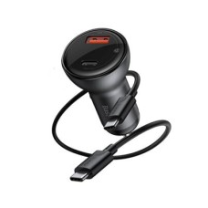 Baseus TZCCBX-C0G Digital Display PPS QC 2xUSB Car Charger