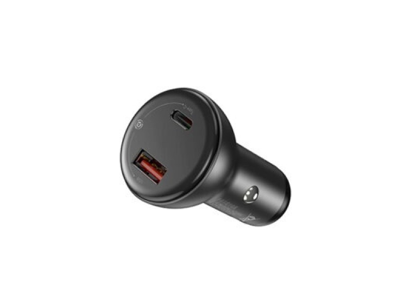 Baseus TZCCBX-C0G Digital Display PPS QC 2xUSB Car Charger