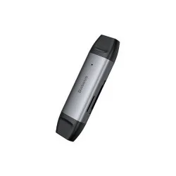 BASEUS LENTIL CABIN CARD READER USB 3.0 MICRO SD/TF SD CARD DUAL TYPE C/ USB CADKQ-B0G BASEUS LENTIL CABIN CARD READER USB 3.0 MICRO SD/TF SD CARD DUAL TYPE C/ USB CADKQ-B0G