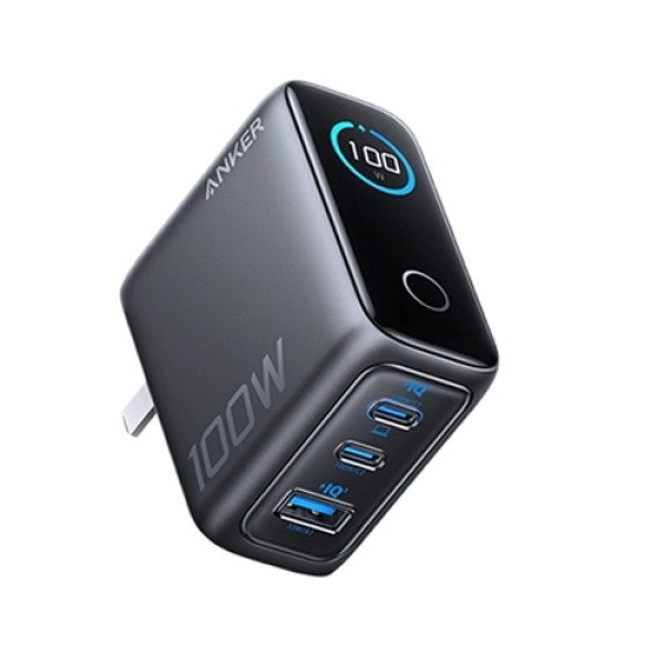 ANKER A121B GAN PRIME LITE SMART DISPLAY 100W CHARGER