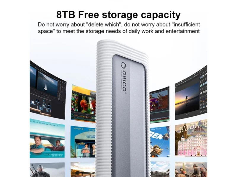 ORICO M.2 SATA/NVME SSD ENCLOSURE (AXM2S-G2)