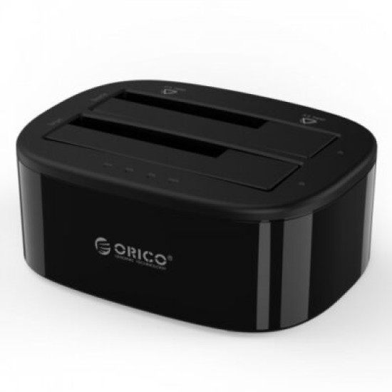 ORICO 6228US3-C 2.5 / 3.5INCH DUAL BAY USB 3.0 1 TO 1 CLONE HARD DRIVE DOCK