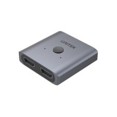 Unitek 4K Aluminium HDMI 2.0 Switch 2-To-1 Bi-Directional