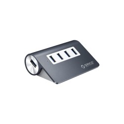 ORICO 4 Port USB 3.0 Aluminum Portable Data Hub with 3.3ft Extension Cable ORICO 4 Port USB 3.0 Aluminum Portable Data Hub with 3.3ft Extension Cable